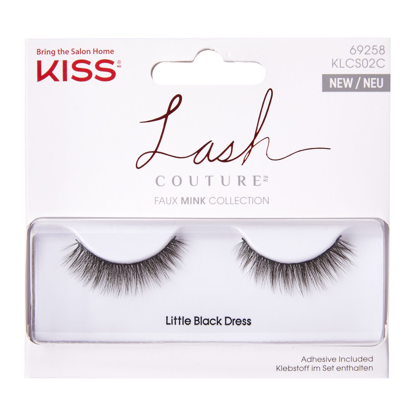 Kiss Lash Couture Faux Mink False Eyelashes KLCS02 Little Black Dress 