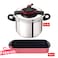 Tefal Pressure Cooker Clipso Plus - 11.8 Liter - Stainless Steel + Rectangular Oven Tray - 35 Cm