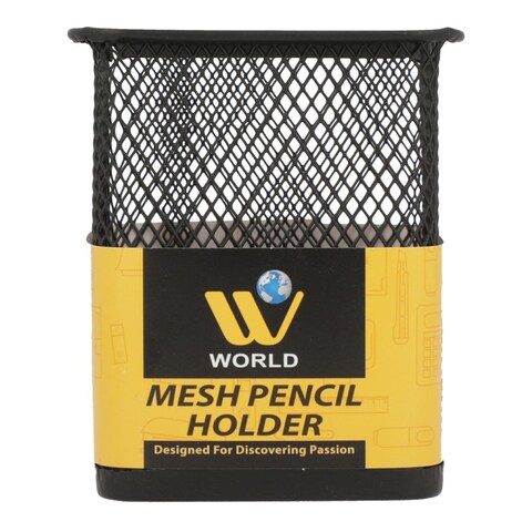 World Mesh Pencil Holder