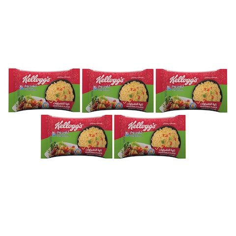 Kellogg&#39;s Vegetable Instant Noodles 70g x Pack of 5