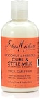 Shea Moisture Coconut And Hibiscus Combination Pack- Curl Enhancing Smoothie, 12 Oz, Curl Style Milk, 8 Oz &amp; Curl &amp; Shine Shampoo 13 Oz