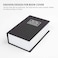Rubik Book Safe with Combination Lock, Home Dictionary Diversion Hidden Secret Metal Safe Box for Money Jewelry Passport 18.5 x 11.5 x 5.5 cm - Black Small