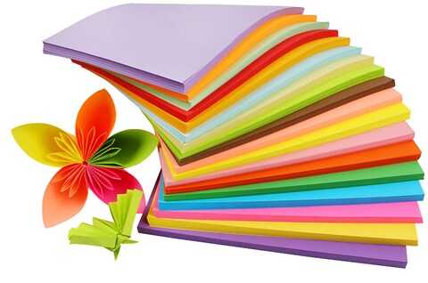 Lavish A4 Double Sided Color Paper Color, 100 Sheets Pack, For Art &amp; Craft, Decoration, Copy Printing Assorted Color