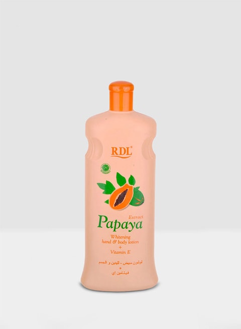 600ML عام البابايا اليد وتبييض غسول الجسم أورانج