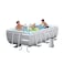 Intex Prism Frame Rectangular Pool Set, Ages 6+