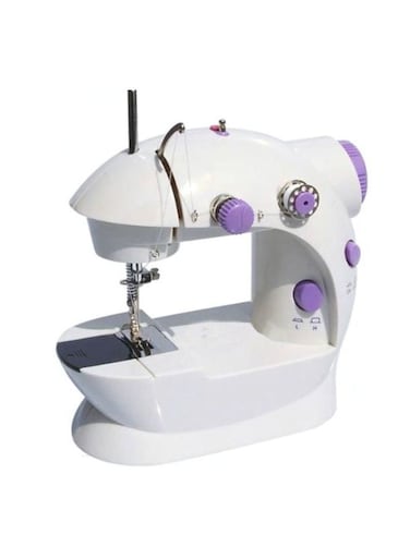 Generic Electric Sewing Machine FHSM-202 White/Purple/Silver