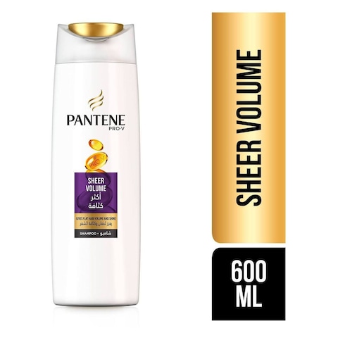 Pantene Pro-V Shampoo, Sheer Volume - 600 ml