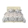 In House Lamar Velvet Bed Frame - King - 200x200 cm - Beige