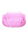 Newborn Baby Children's Bed With Pillow Mat Portable Folding Cot With Mosquito Net Pink