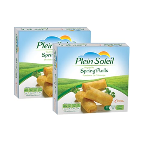 Plein Soleil Vegetable Spring Rolls 300GR X2