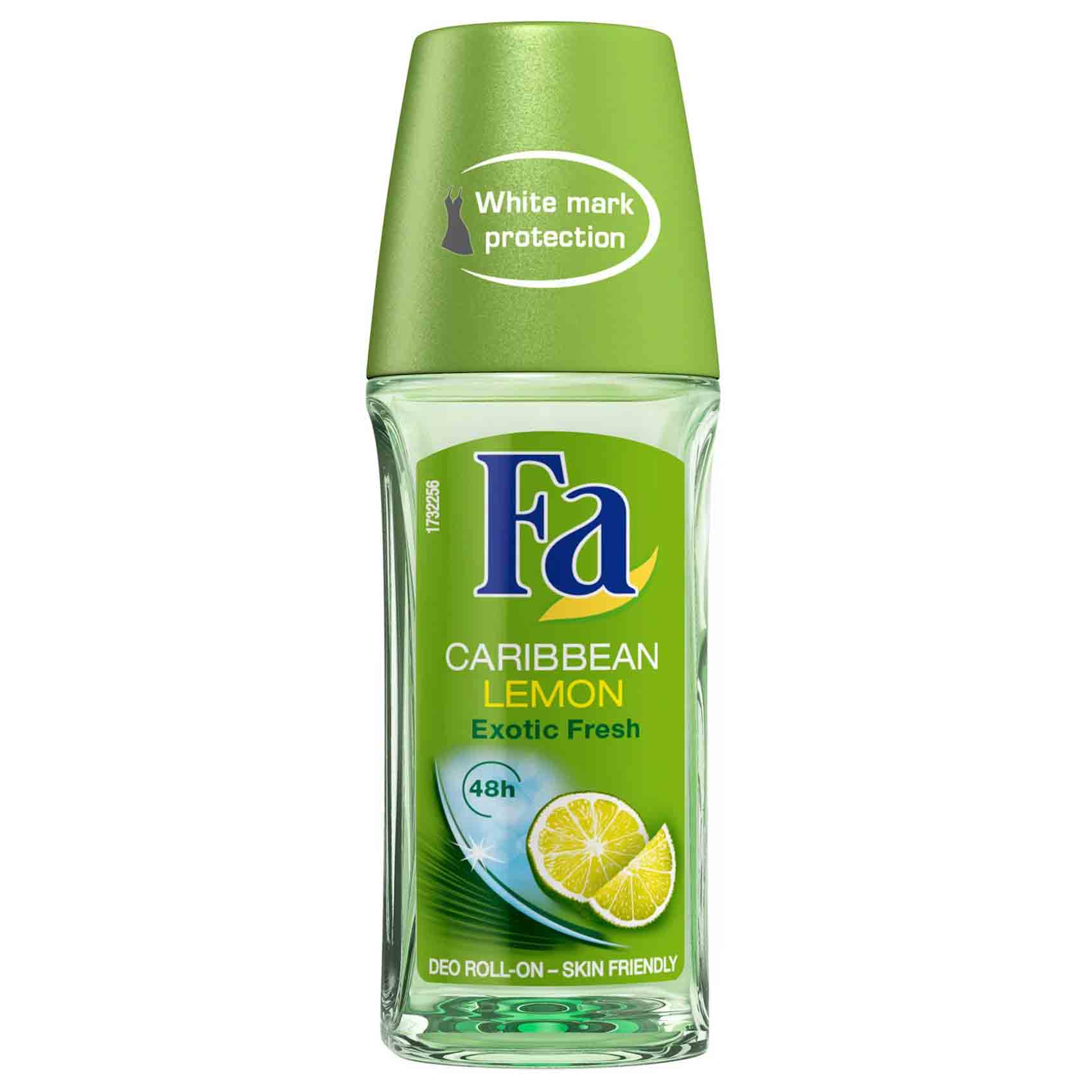 Fa Deodorant Roll On Caribbean Lemon Exotic Fresh 50 Ml