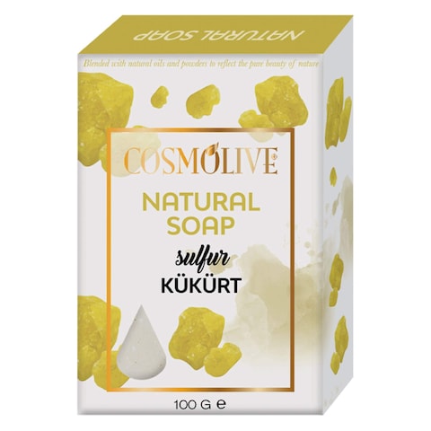 COSMOLIVE NAT. SOAP SULFUR100G