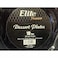 Elite Dishes - Medium - 10 Pieces - Black