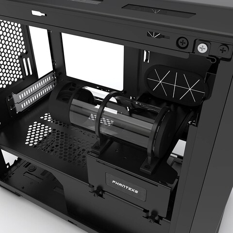 Phanteks Enthoo Evolv ITX Tempered Glass Metal Exterior Clean And Compact Water Cooling Ready PH-ES215PTG_BK