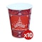 Tiba Paper Cups - 4 Oz - 10 Pieces