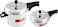 Delcasa Aluminium Pressure Cooker 5Ltr+3Ltr 1X8