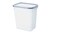 Food container with lid, rectangular/plastic4.2 l