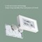 Aqara Air Quality Monitor Smart Tvoc Indoor Air Temperature, Compact &amp; Portable, Indoor Air Quality Monitor, Magnetic, Intelligent Automation, Pollution Meter, Dot-Matrix E Ink Screen - White