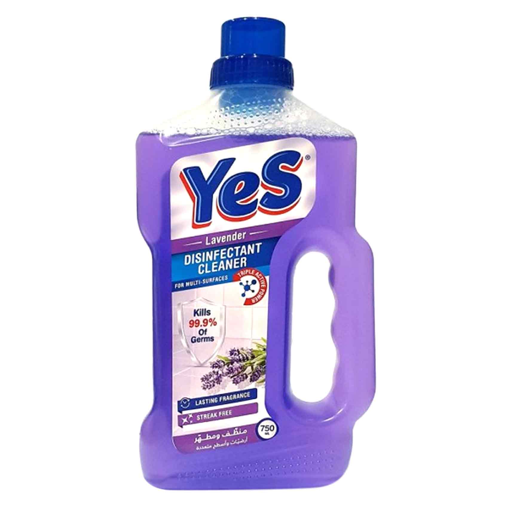 Yes Lavender Disinfectant Multipurpose Cleaner 750ML