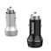 Rukini Dual USB Car Charger 24W Black