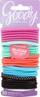 Goody Ouchless No Metal Elastics, 30 Count Colorful Solids &amp; Dots