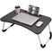 LINGWEI Laptop Table Laptop Desk Lap Tray Computer Desk Study Table Foldable Portable Laptop Bed Table Reading Table computer desk laptop desk Black