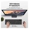 Promate ProCombo-12 Sleek Profile Full Size Wireless Keyboard And Mouse Black