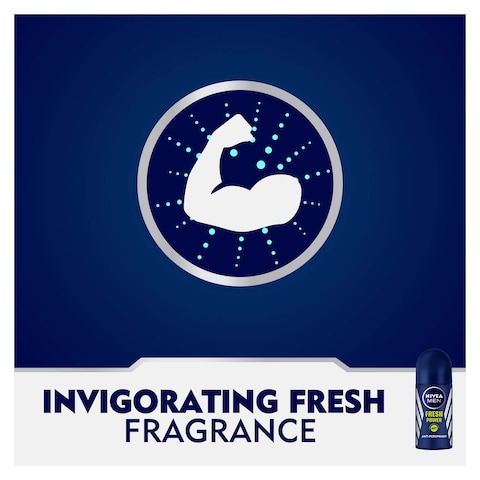 Nivea Men Fresh Power Roll on Deodorant - 50 ml