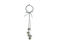 Silver Bell Cluster Decoration 45x4cm