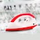 AFRA Dry Iron, 1000W, WHITE/RED, Non-Stick Soleplate, Indicator Light, Overheat Protection, Temperature Knob, Smooth Ironing, White/Grey, G-MARK, ESMA, ROHS, And CB Certified, 2 Years Warranty