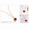 Aiwanto Heart Necklace Gift for Valentine's Day Neck Chain Necklace