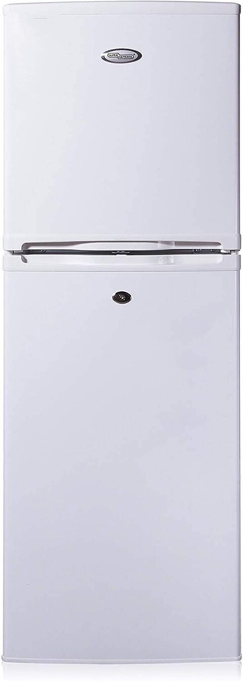 Super General 138L Net Capacity Double Door Refrigerator, White, SGR198H