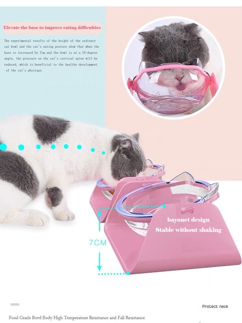 Adjustable Pet Bowl - Cat Bowl