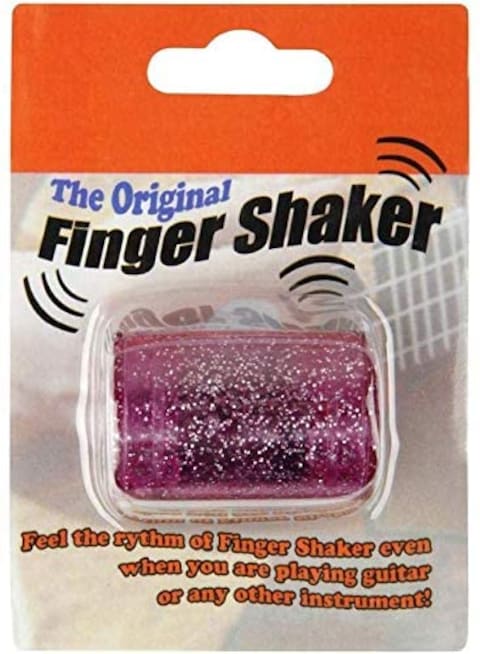 Mike Music Shakers, Percussion, Instruments Guitar Ukulele Banjo Finger Rhythm Sand Shakers Finger Hammer Music Finger Shot Ring (Finger Shaker, Purple)