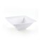 Porceletta Ivory Porcelain Square Bowl Double Rim 12.5 cm