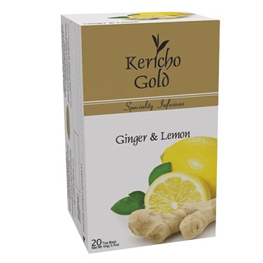Kericho Gold Ginger And Lemon Tea Bags 20 Pieces