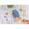Hong Pet Animal-Shaped Patchwork Trench Coat - Blue M