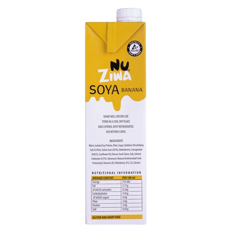 Nuziwa Soya Banana 250Ml