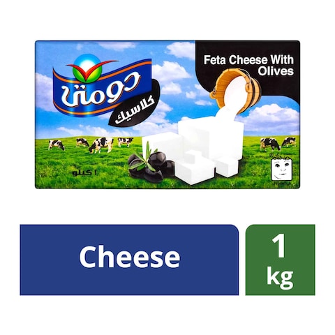 Domty Feta Cheese with Olive - 1Kg