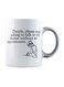 muGGyz Printed Quote Coffee Mug White 325ml