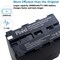 DMK Power 4Pcs Np-F970/Np-F960 Battery 10400mAh Or LED Video Light And Monitor Only. (Not For Cameras)