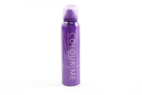 Buy COLOUR ME HIGHLY PERFUMED BODY SPRAY PURPLE 150ML in Kuwait