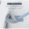 Aiwanto 2 Pcs Long Handle Toilet Brush Effortless Silicone Long Handle Toilet Brush with Holder& Seamless Hook Toilet Cleaning Bowl Brush Set (Random Colors)