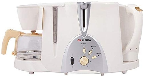 Elekta 2500-3000 Watts 3 in 1 Breakfast Set, Cream EBKFST-317C