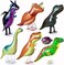 6 Pieces Walking Dinosaur Balloon Walking Animal Balloon Helium Foil Balloons Large Dinosaur Balloon for Animal Dinosaur Theme Birthday Party Kids Party Favors and Shop Decoration