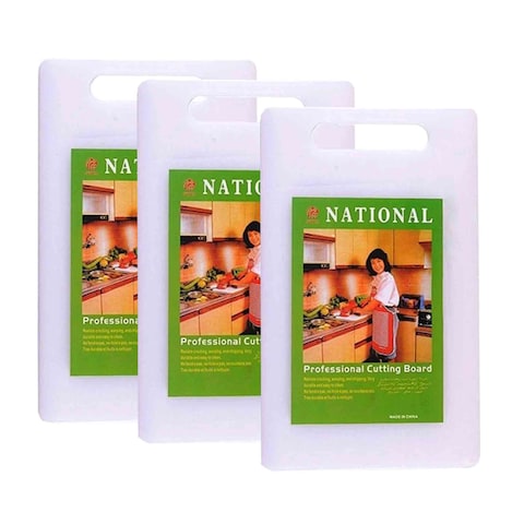 National Professional Cutting Board Large White 440x270x10mm