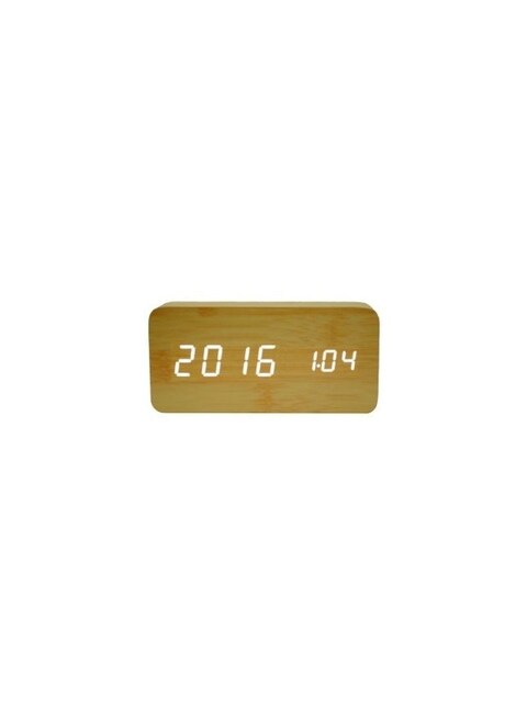 Generic Digital Wooden Clock Multicolour