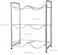 Generic In House 6 Bottles Water Cooler Jug Rack, 5 Gallon Water Bottle Storage Rack, 3 Tier, Silver, Assorted, Ej31175