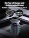 UGREEN Dual USB-C + USB-A QC 24W Aluminum Case Fast Car Charger