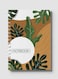 Lowha Spiral Notebook With 60 Sheets And Hard Paper Covers With Leaves Design, For Jotting Notes And Reminders, For Work, University, School